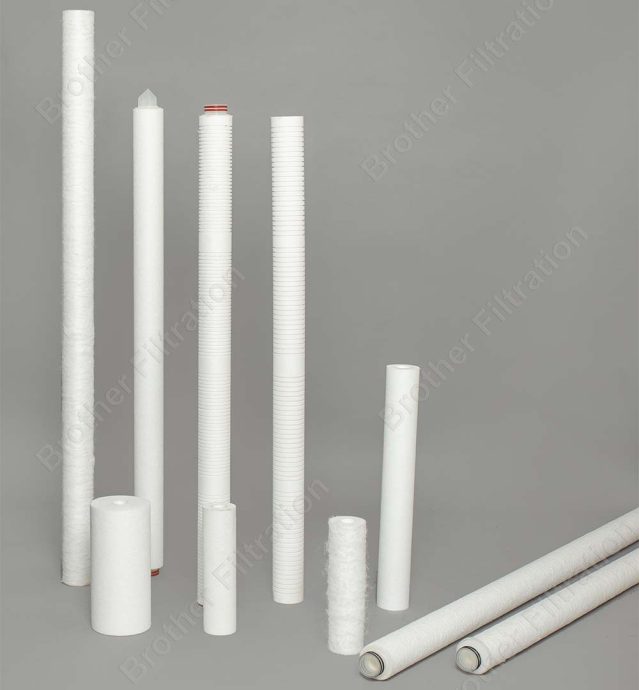 cartuchos filtrantes de fusión por soplado