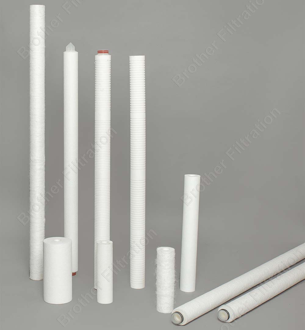 cartuchos filtrantes de fusión por soplado