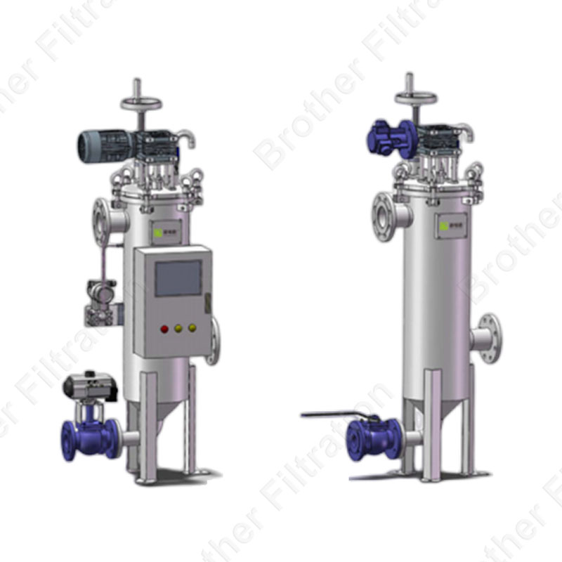 Filtro autolimpiante rascador exterior