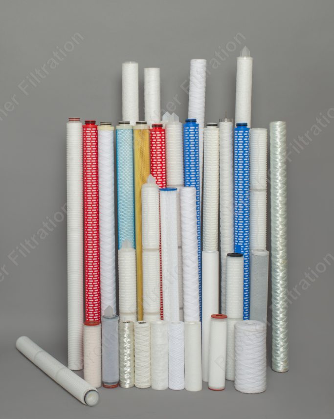 El cartucho filtrante de polipropileno