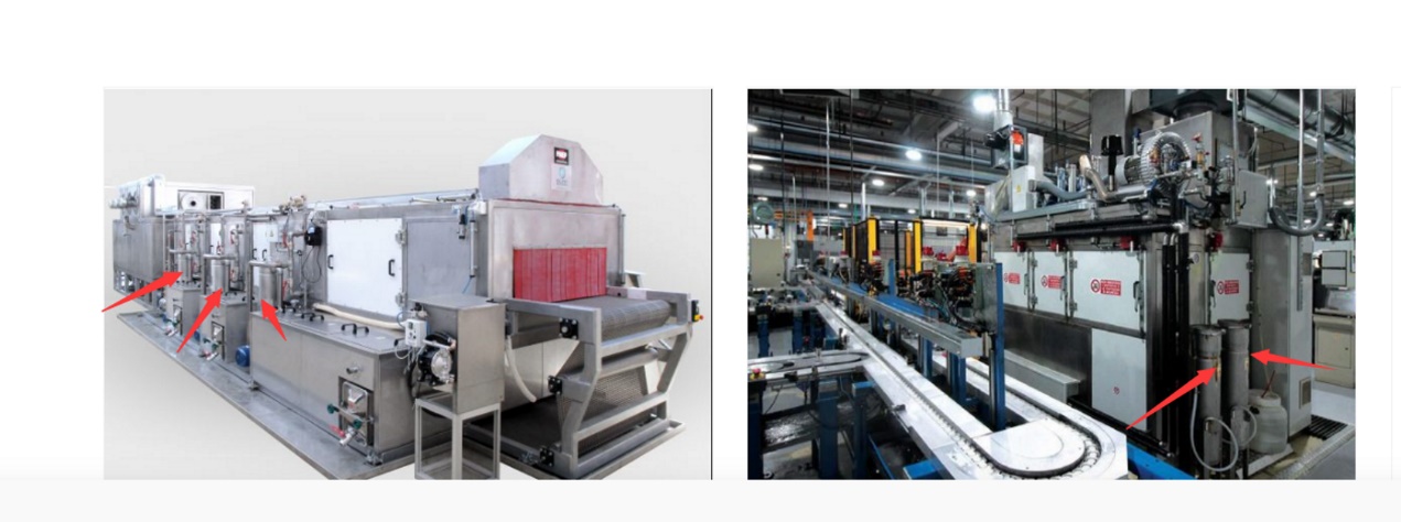 Filtración de limpieza de piezas